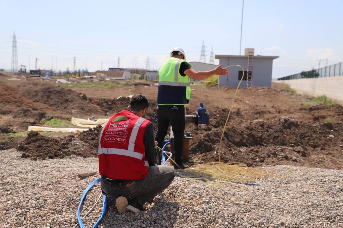 Hatay Büyükşehir Belediyesi’ne bağlı HATSU, yaz aylarında su sıkıntısı yaşanmaması