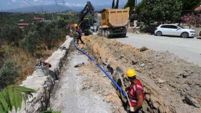 Hatay Büyükşehir Belediyesi (HBB), Defne ilçesine bağlı Bahçeköy Mahallesi’nde içme