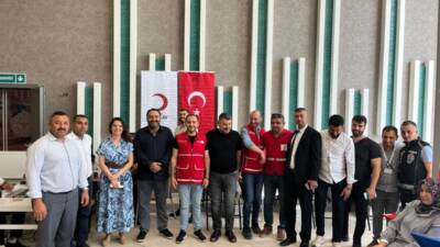 Kızılay iş birliğiyle düzenlenen organizasyon, kan stoklarına destek oldu; hastane