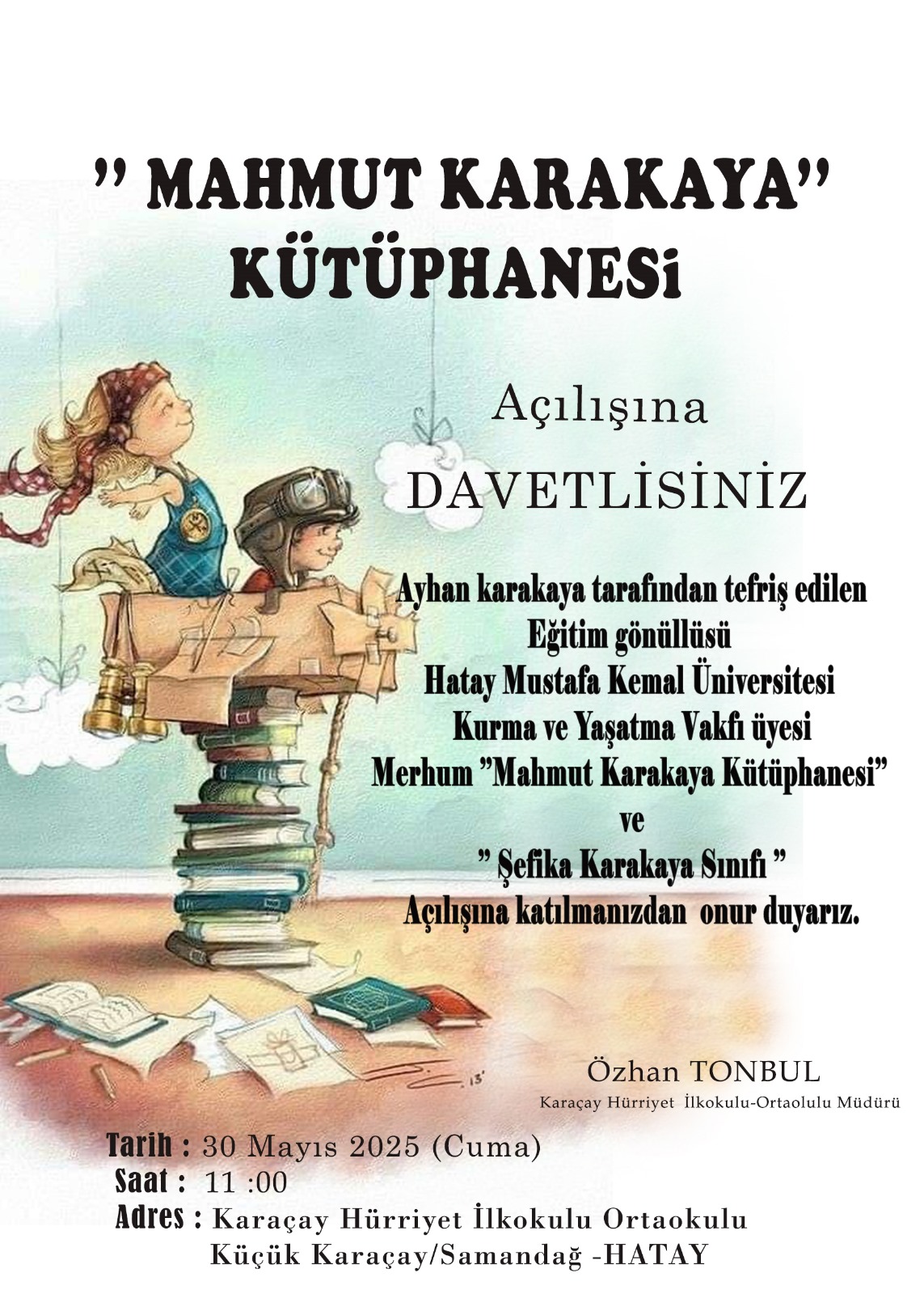 Hatay’ın Samandağ ilçesine bağlı Küçük Karaçay Mahallesi’nde anlamlı bir eğitim