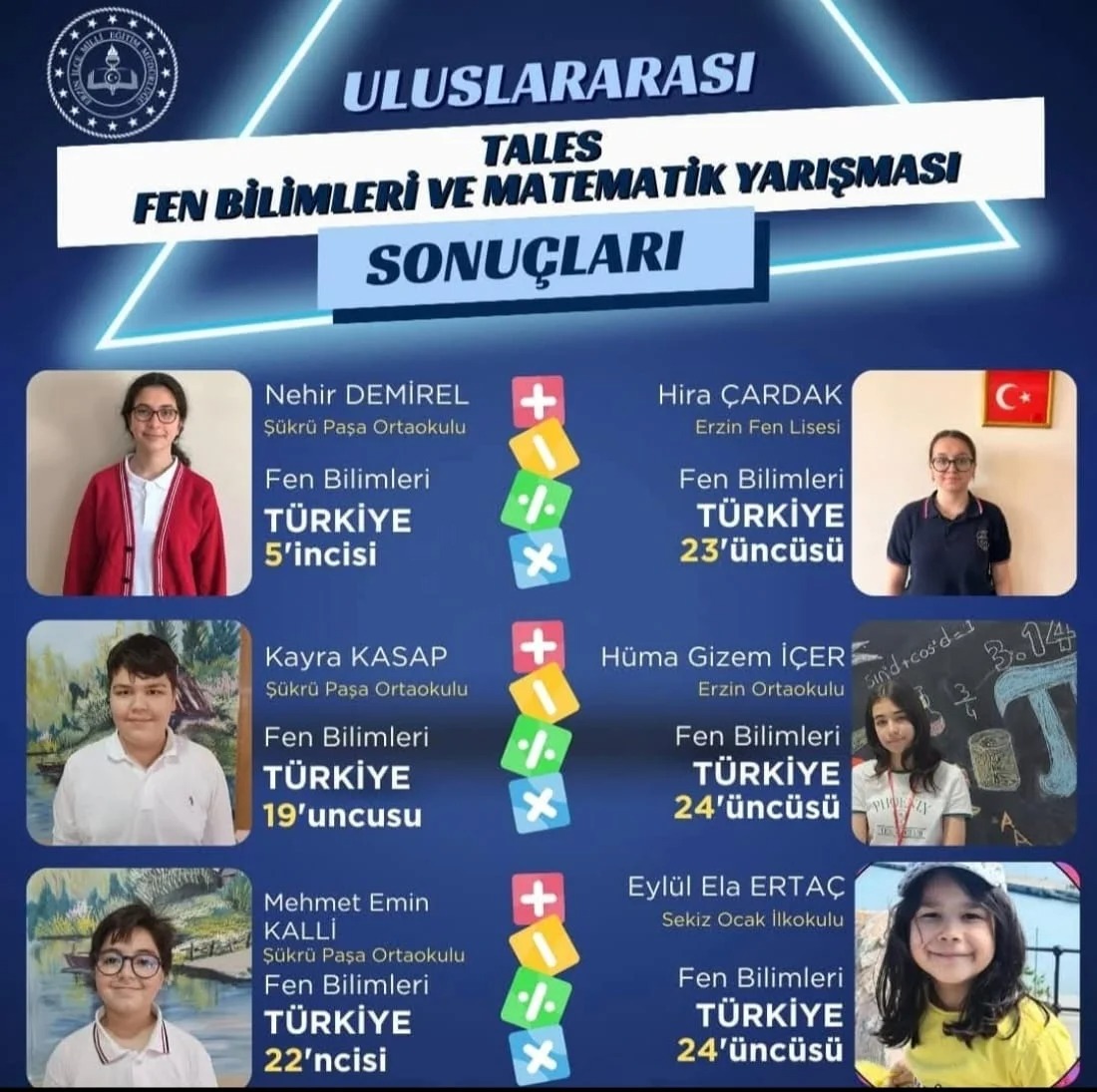 Erzin ilçesi eğitim alanında önemli bir başarıya imza attı. Uluslararası