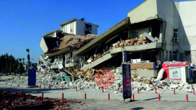 6 Şubat 2023 depremlerinde yıkılan Hatay Eğitim ve Araştırma Hastanesi