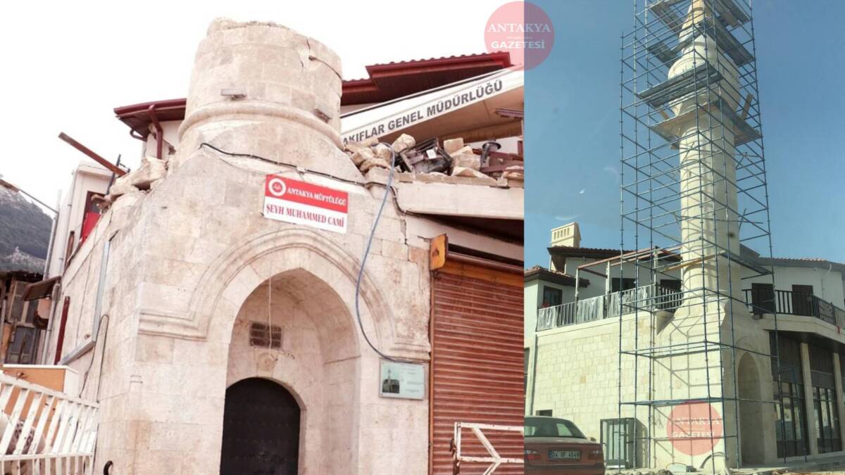 Hatay’ın merkez ilçesi Şeyhali Mahallesi’nde bulunan tarihi Şeyh Muhammed Camii’nin