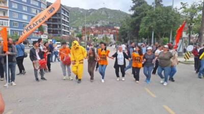 Hatay’ın Antakya ilçesinde 1 Mayıs Emek ve Dayanışma Günü, coşku