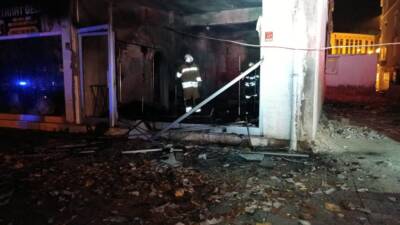 Hatay’ın Kırıkhan ilçesi Mimar Sinan Mahallesi’nde gece saatlerinde meydana gelen