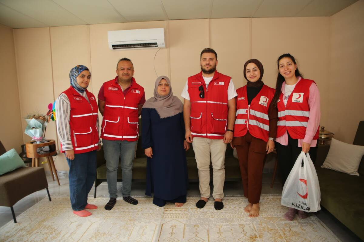 Türk Kızılay Hatay Şubesi ekipleri, 6 Şubat 2023’te meydana gelen