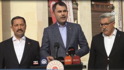 Çevre, Şehircilik ve İklim Değişikliği Bakanı Murat Kurum, Hatay’ın yeniden