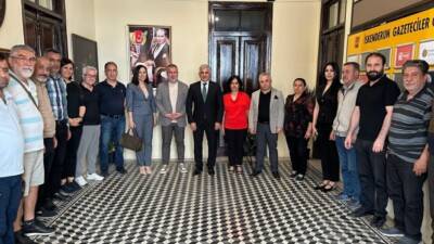 Sosyal Güvenlik Kurumu (SGK) Hatay İl Müdürü Hamit Bal beraberinde