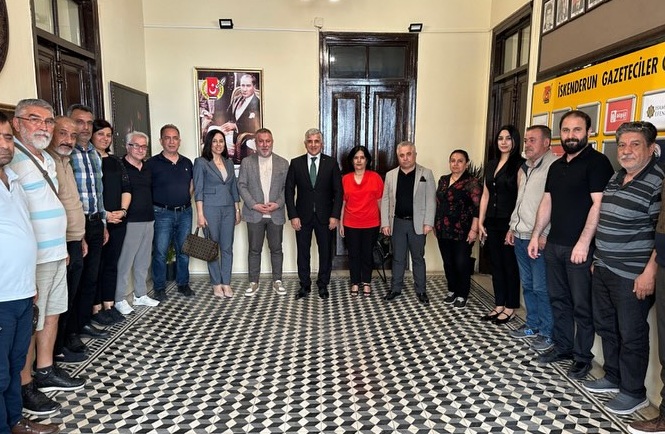 Sosyal Güvenlik Kurumu (SGK) Hatay İl Müdürü Hamit Bal beraberinde