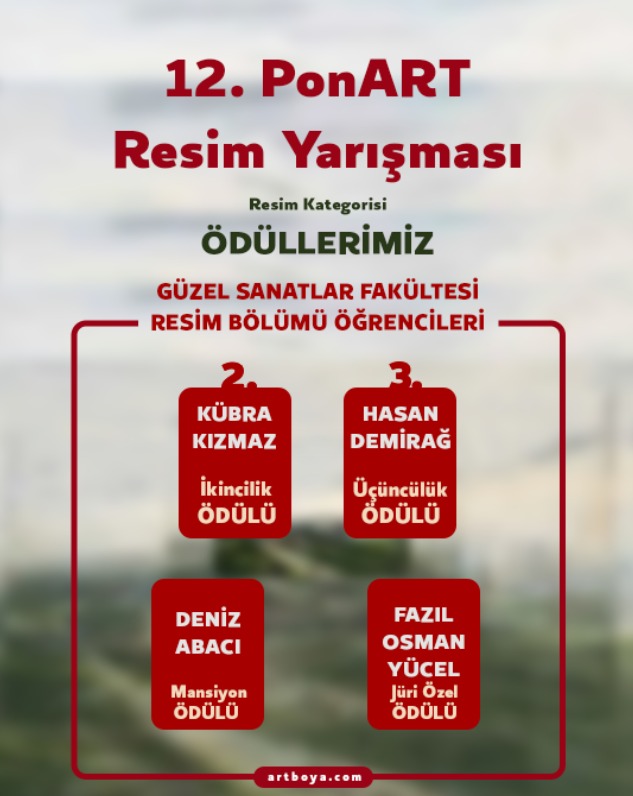 Hatay Mustafa Kemal Üniversitesi Güzel Sanatlar Fakültesi Resim Bölümü öğrencileri,