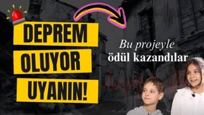 Hatay-Samandağ’dan 11 yaşındaki Beril ve Çağlar, deprem anında hayat kurtaracak