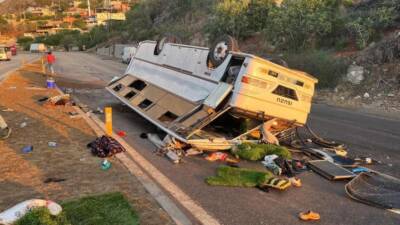   Hatay’ın Belen ilçesi Kıcı mevkisinde meydana gelen kazada, içinde