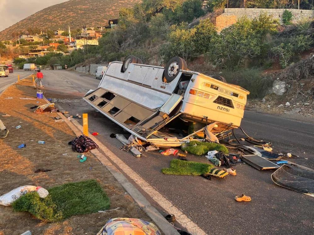 &nbsp; Hatay’ın Belen ilçesi Kıcı mevkisinde meydana gelen kazada, içinde