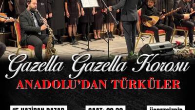 Hatay Büyükşehir Belediyesi bünyesindeki Gazella Gazella Korosu, Anadolu’nun eşsiz ezgilerini