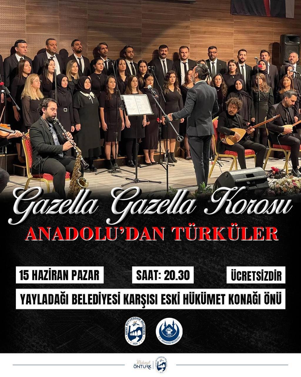 Hatay Büyükşehir Belediyesi bünyesindeki Gazella Gazella Korosu, Anadolu’nun eşsiz ezgilerini