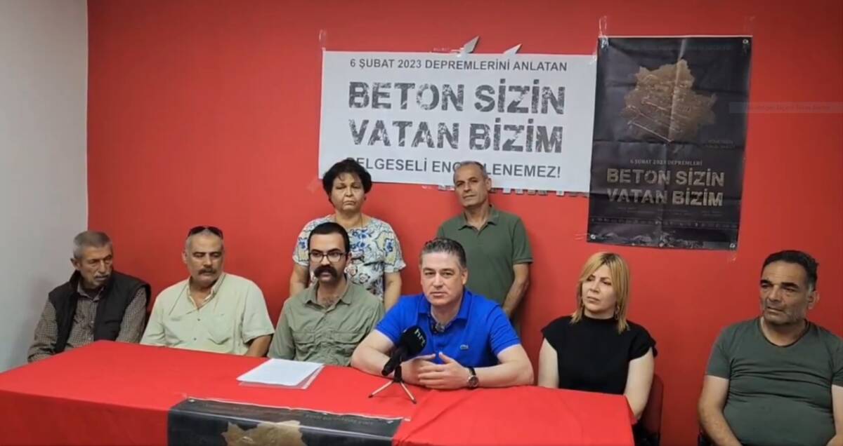 CHP Hatay Milletvekili Servet Mullaoğlu, “Beton Sizin, Vatan Bizim” belgeseline