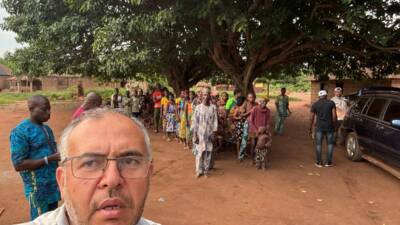 Hatay Saadet Partisi milletvekili Necmettin Çalışkan, Kurban Bayramı’nı Afrika’nın Batı’sında