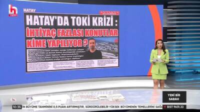 Deprem sonrası yeniden inşa sürecinde olan Hatay’da TOKİ ve Emlak