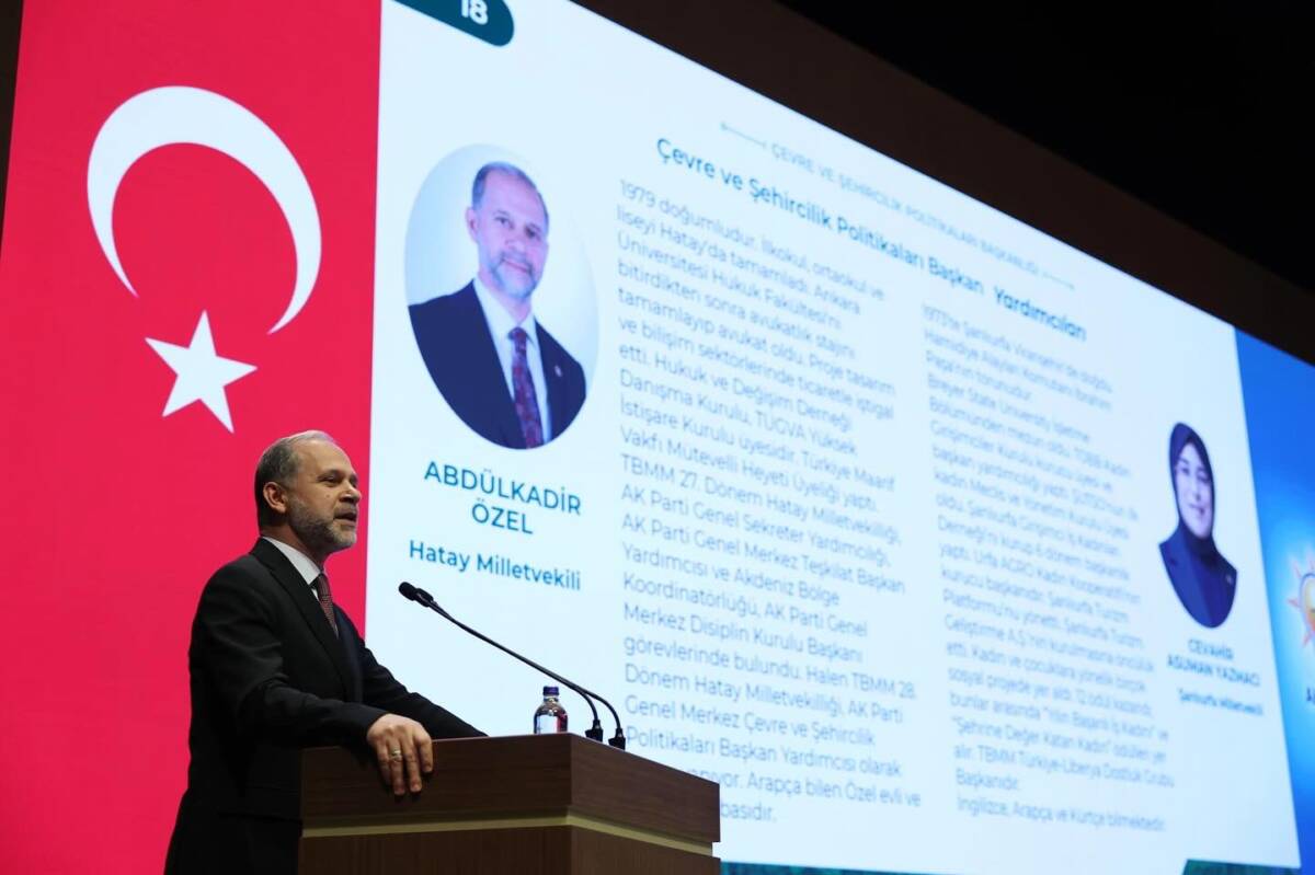 AK Parti Hatay Milletvekili Av. Abdulkadir Özel, Ankara’da düzenlenen ve