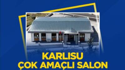 Antakya Belediyesi tarafından Karlısu Mahallesi’ne kazandırılan Çok Amaçlı Salon, 18