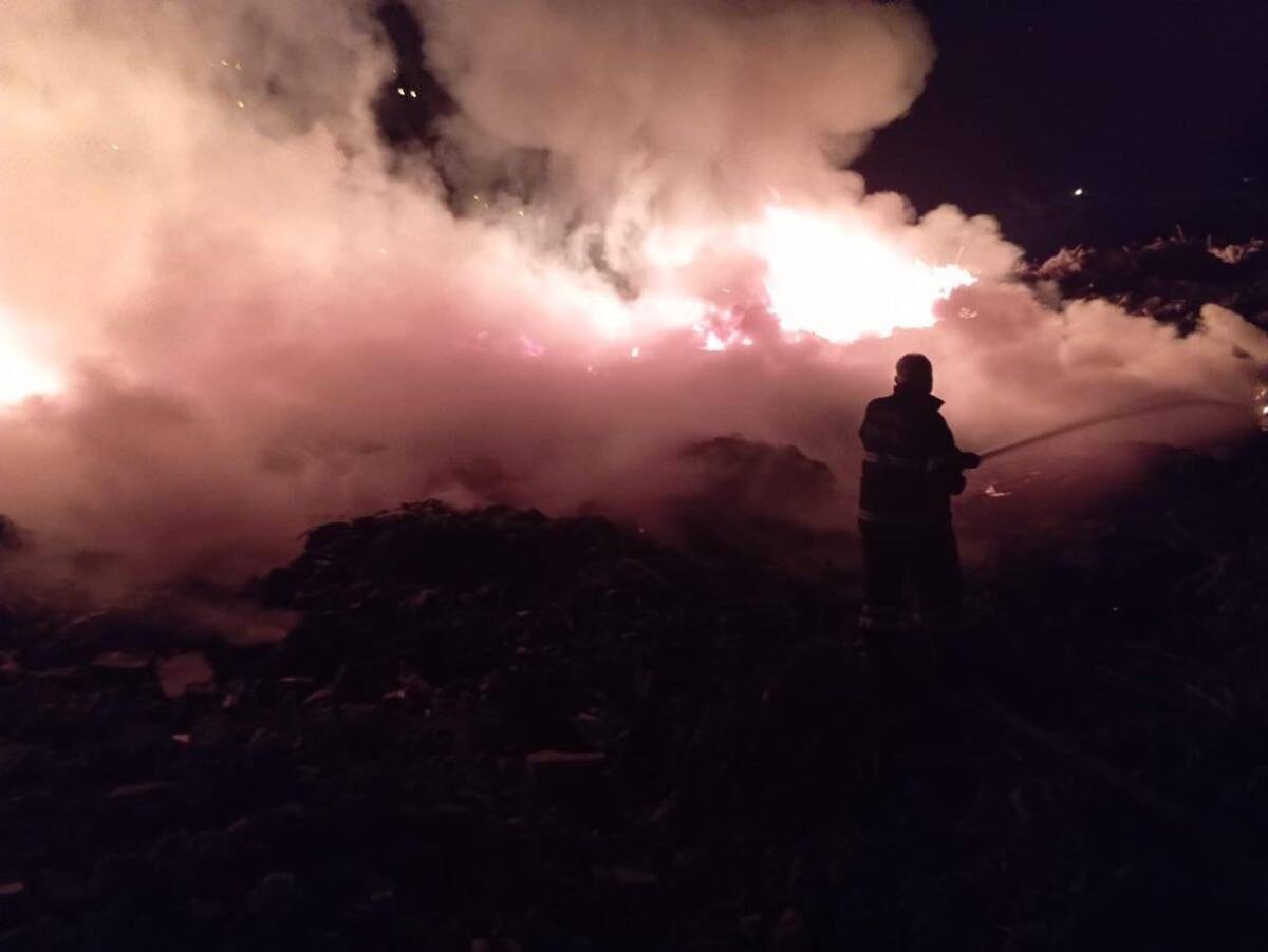 Hatay’ın Samandağ ilçesine bağlı Yeşilada Mahallesi’nde bulunan vahşi depolama alanında