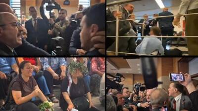 Zeytinlik alanlarda madencilik yapılmasının önünü açacak yasa teklifinin görüşüldüğü TBMM