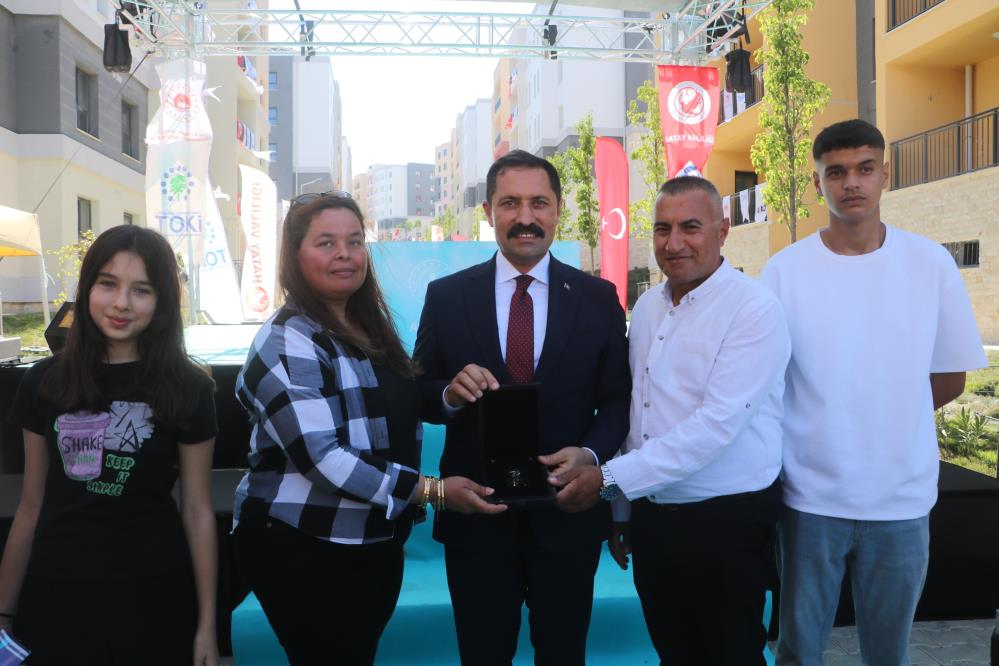 Hatay’da Cumhurbaşkanı Recep Tayyip Erdoğan’ın video konferans yoluyla katılımıyla gerçekleşen