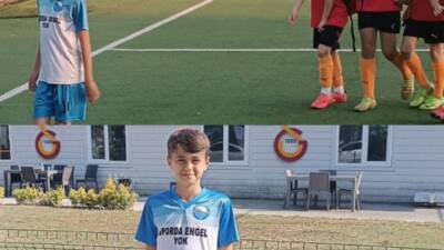 Hatay’ın Samandağ ilçesinde altyapı takımlarında forma giyen 12 yaşındaki Mert