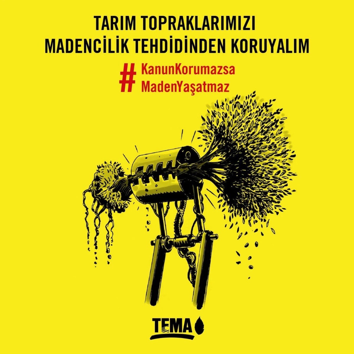 TEMA Vakfı, TBMM Genel Kurulu’nda görüşülmesi beklenen “Maden Kanunu ile