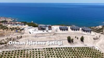 Hatay’ın Arsuz ilçesinde yapımı büyük oranda tamamlanan Arsuz Orman İşletme