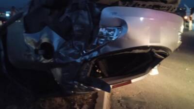 Hatay’ın Kırıkhan ilçesinde meydana gelen trafik kazasında, kontrolden çıkan bir