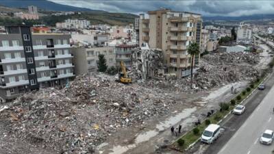 Kahramanmaraş merkezli 6 Şubat depremlerinde Hatay’ın Antakya ilçesinde yıkılan ve