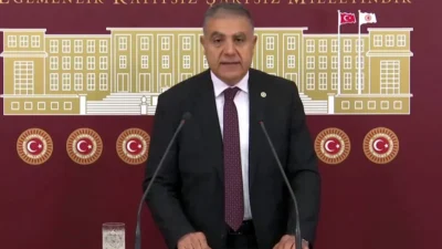CHP Hatay Milletvekili Mehmet Güzelmansur, Türkiye Büyük Millet Meclisi’nde yaptığı