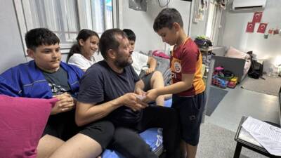 Hatay’da 6 Şubat 2023’te meydana gelen depremlerde eşini kaybeden 48