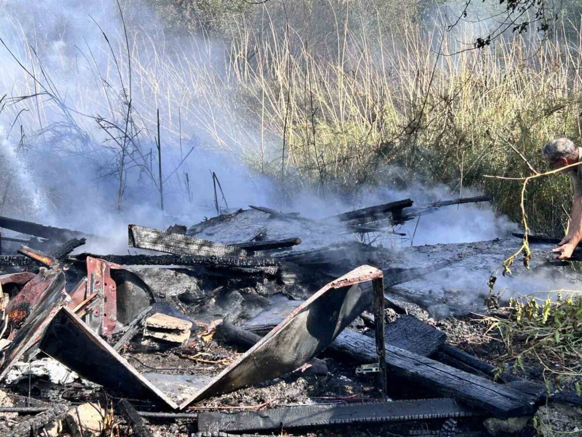 &nbsp; Hatay’ın İskenderun ilçesinde, deniz kıyısında bulunan bir barakada çıkan