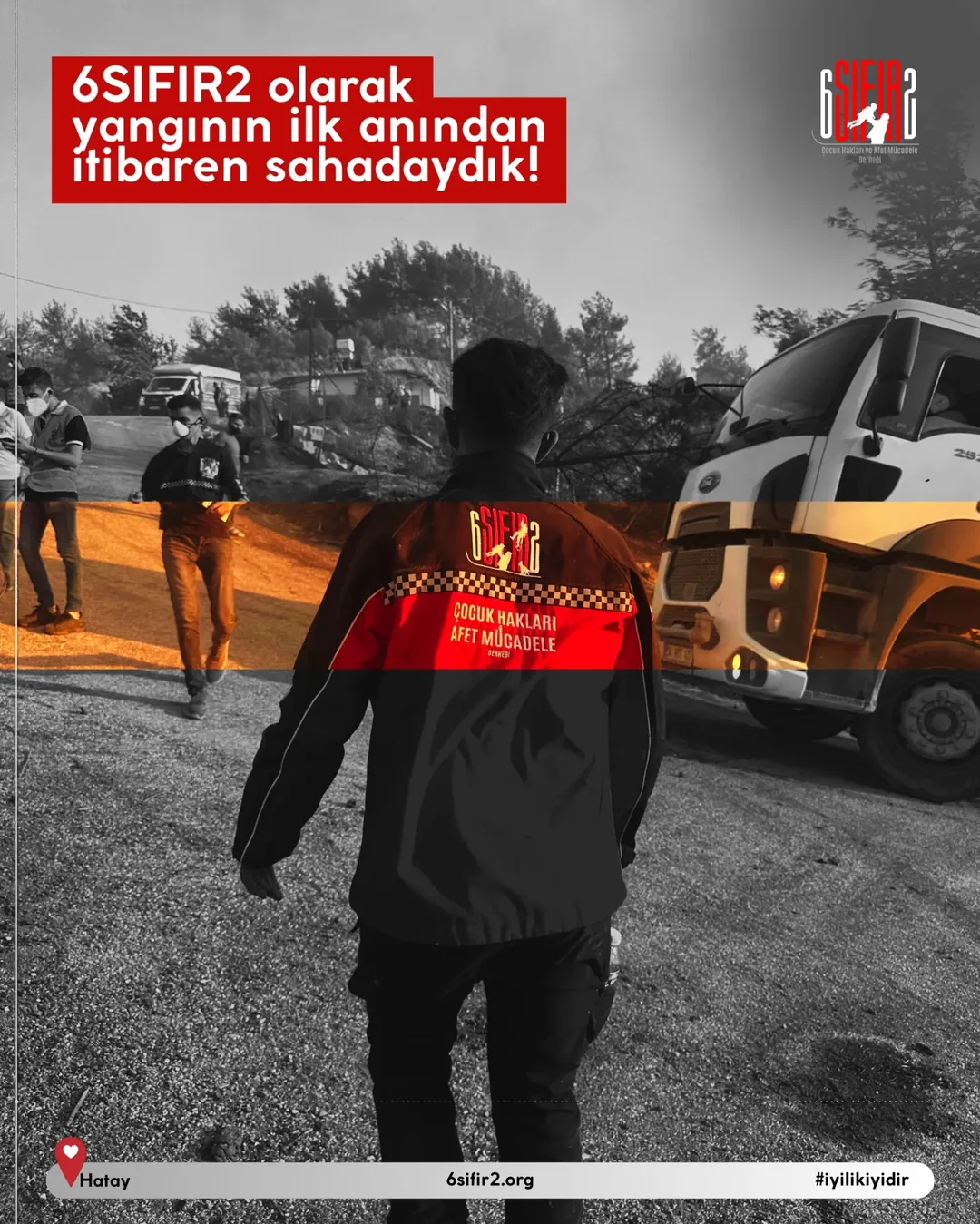 Hatay’ın Antakya ilçesinde meydana gelen orman yangınlarının ilk anından itibaren