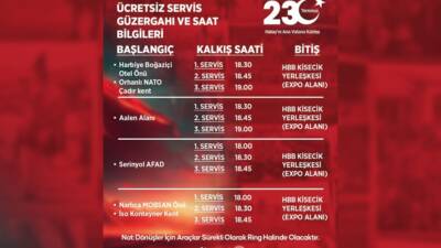 Hatay Büyükşehir Belediyesi (HBB), Hatay’ın Türkiye’ye katılışının 86. yıl dönümünü