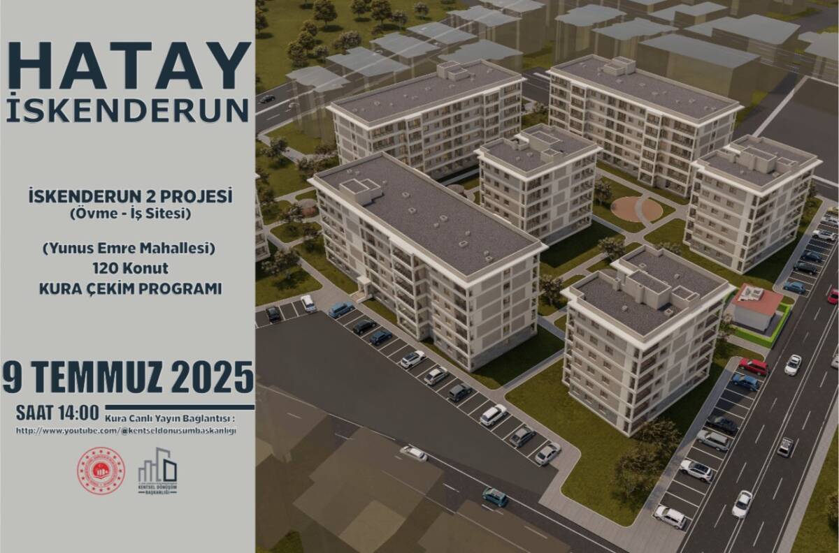 Hatay’ın İskenderun ilçesinde, Yunus Emre Mahallesi’nde hayata geçirilen İskenderun 2