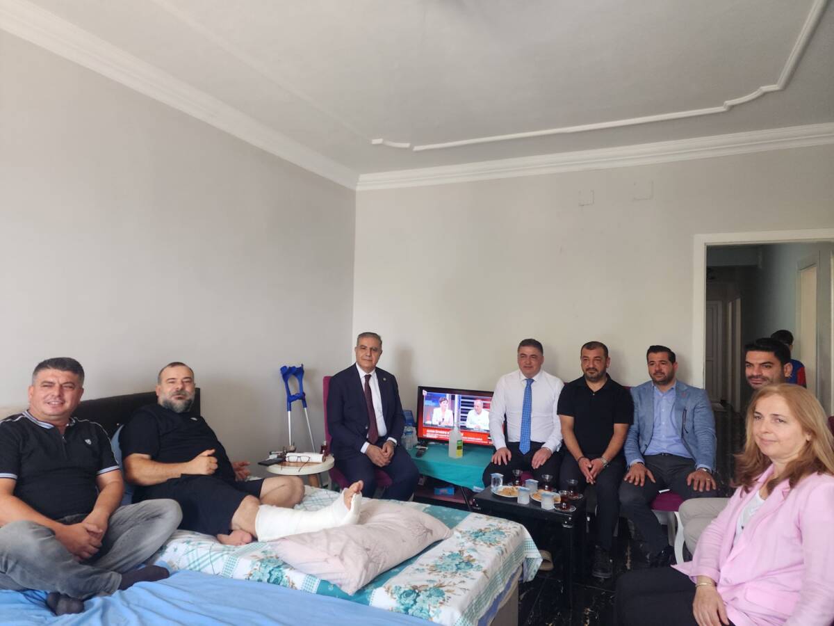 Geçtiğimiz hafta bir kaza geçiren CHP Defne İlçe Yöneticisi Aydın