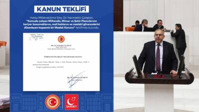   Saadet Partisi Hatay Milletvekili Doç. Dr. Necmettin Çalışkan, kamuda