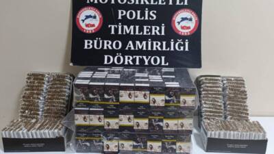   Hatay Emniyet Müdürlüğü ekipleri, kaçakçılıkla mücadele kapsamında yürüttükleri çalışmalarda