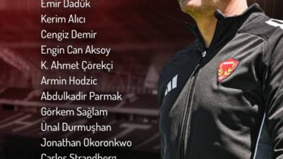   Hatayspor, 2025-2026 sezonu hazırlıkları kapsamında Vanspor ile Kayseri Erciyes