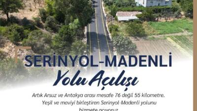 Hatay Büyükşehir Belediyesi (BB), Antakya-Arsuz arasındaki ulaşımı kolaylaştırmak ve trafik