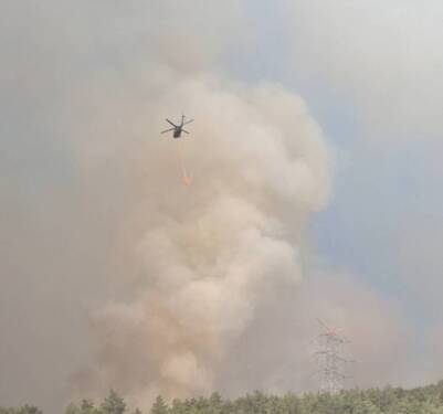 Hatay’ın farklı noktalarında dün başlayan orman yangınlarıyla mücadele devam ediyor.