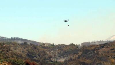 Suriye’nin Lazkiye iline bağlı Türkmendağı bölgesinde üç gündür devam eden