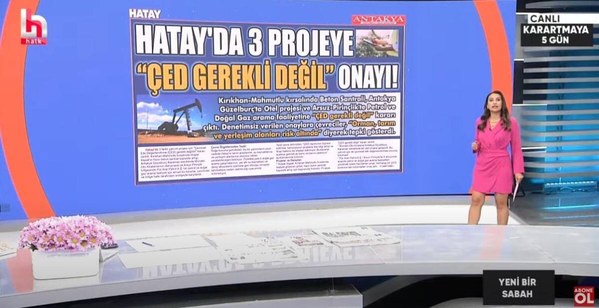 Kırıkhan-Mahmutlu kırsalında kurulması planlanan beton santrali, Antakya Güzelburç’taki otel projesi