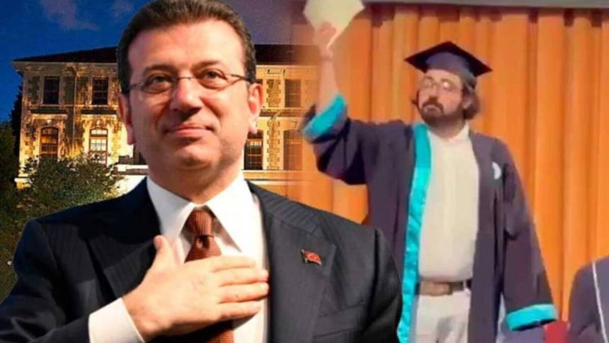 Boğaziçi Üniversitesi mezuniyet töreninde diplomasını yırtarak İmamoğlu’na destek veren Doruk