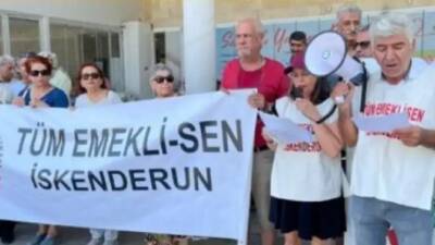 Türkiye’nin dört bir yanında olduğu gibi Hatay’da da emeklilerin sesi