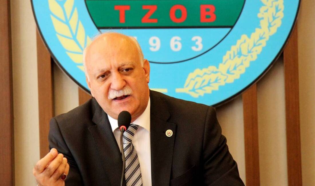 Türkiye Ziraat Odaları Birliği (TZOB) Genel Başkanı Şemsi Bayraktar, yaz