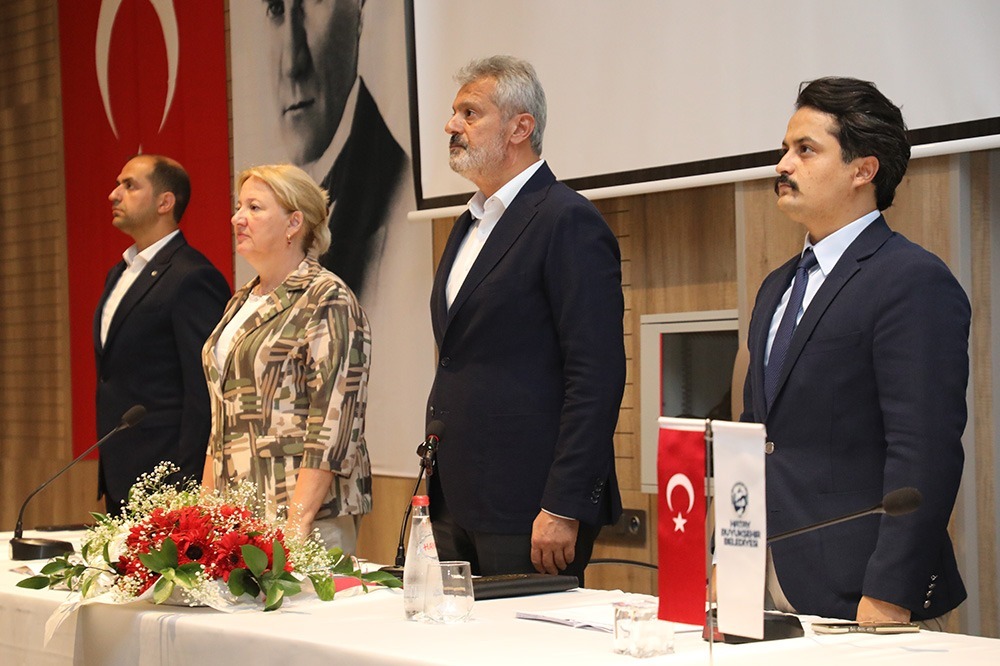 Hatay Büyükşehir Belediye Başkanı Mehmet Öntürk, Temmuz ayı meclis toplantısında